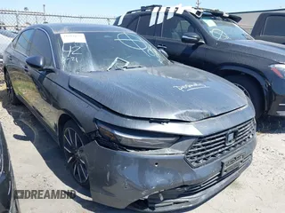 2023 Honda Accord Touring with VIN 1HGCY2F87PA061785, listed as a IAAI auction lot 41681675 with 44,571 mi miles and . Bid and sale history available at DreamBid. Image 1.