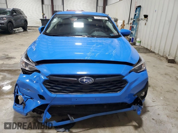 2024 Subaru Impreza Sport with VIN JF1GUAFC3R8288143, listed as a Copart auction lot 77478034 with 11,671 mi miles and Salvage Title. Bid and sale history available at carsss.com. Image 5.