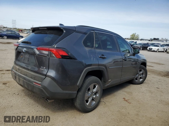 2022 Toyota RAV4 Hybrid XLE with VIN 4T3RWRFV6NU061336, listed as a Copart auction lot 51602405 with 47,653 mi miles and Salvage title. Bid and sale history available at DreamBid. Image 3.