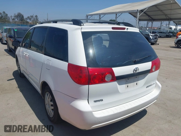 2006 Toyota Sienna CE with VIN 5TDZA23CX6S405973, listed as a IAAI auction lot 42088039 with 260,115 mi miles and . Bid and sale history available at DreamBid. Image 3.