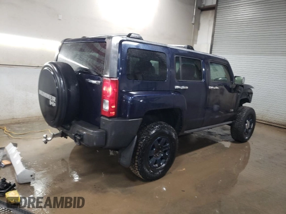 2008 Hummer H3 SUV with VIN 5GTEN13E488147058, listed as a Copart auction lot 83850464 with 225,885 mi miles and Salvage Title. Bid and sale history available at DreamBid. Image 3.
