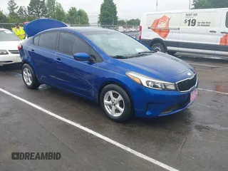 2017 Kia Forte LX with VIN 3KPFK4A73HE139100, listed as a IAAI auction lot 42112650 with 116,222 mi miles and . Bid and sale history available at carsss.com. Image 1.