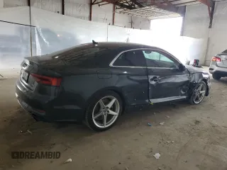 2019 Audi A5 Premium Plus with VIN WAUTNAF54KA008183, listed as a Copart auction lot 50423625 with 50,476 mi miles and Salvage Title. Bid and sale history available at DreamBid. Image 3.