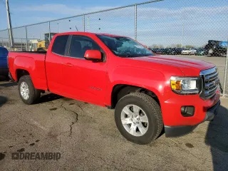 2015 GMC Canyon 4WD SLE with VIN 1GTH6BE38F1183778, listed as a Copart auction lot 53371055 with 28,723 mi miles and Salvage Title. Bid and sale history available at carsss.com. Image 4.