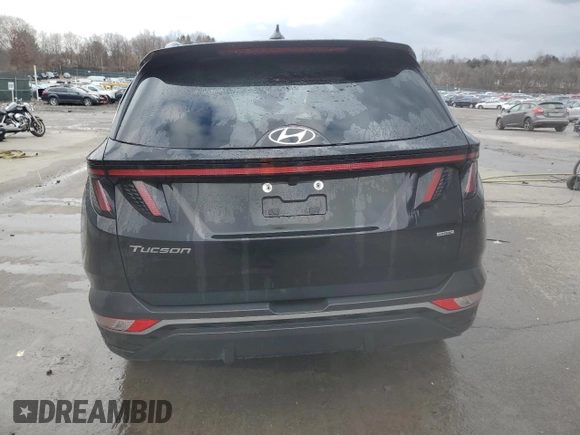 2023 Hyundai Tucson SEL with VIN 5NMJBCAE2PH270674, listed as a Copart auction lot 82879614 with 11,673 mi miles and Salvage Title. Bid and sale history available at DreamBid. Image 6.