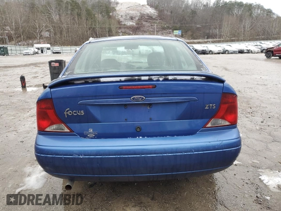 2003 Ford Focus ZTS with VIN 1FAFP38383W243231, listed as a Copart auction lot 86895774 with 124,322 mi miles and Salvage Title. Bid and sale history available at carsss.com. Image 6.
