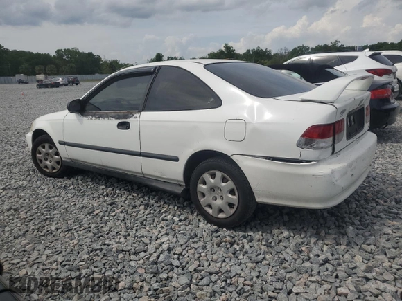 1999 Honda Civic DX with VIN 1HGEJ6223XL076584, listed as a Copart auction lot 51202925 with 282,306 mi miles and Salvage Title. Bid and sale history available at DreamBid. Image 2.