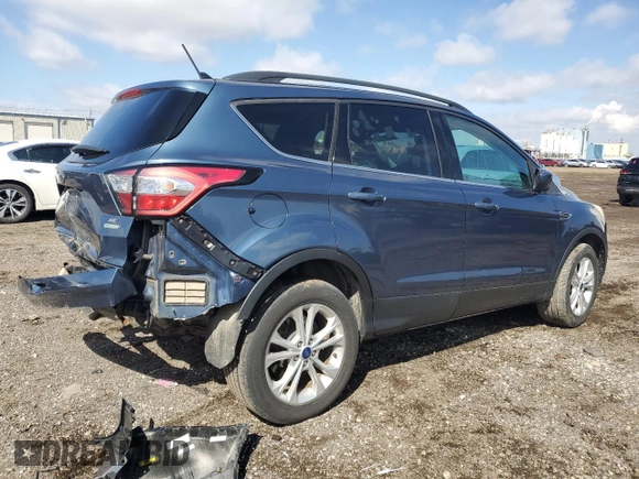 2018 Ford Escape SE with VIN 1FMCU0GD7JUA41483, listed as a Copart auction lot 50078395 with 75,754 mi miles and Non Repairable. Bid and sale history available at carsss.com. Image 3.