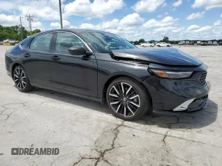 2024 Honda Accord Touring with VIN 1HGCY2F81RA052311, listed as a Copart auction lot 56521325 with 9,151 mi miles and Salvage title. Bid and sale history available at DreamBid. Image 4.