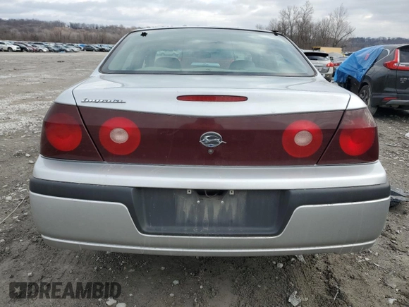 2001 Chevrolet Impala with VIN 2G1WF52E619288458, listed as a Copart auction lot 44365025 with 128,458 mi miles and Salvage title. Bid and sale history available at DreamBid. Image 6.