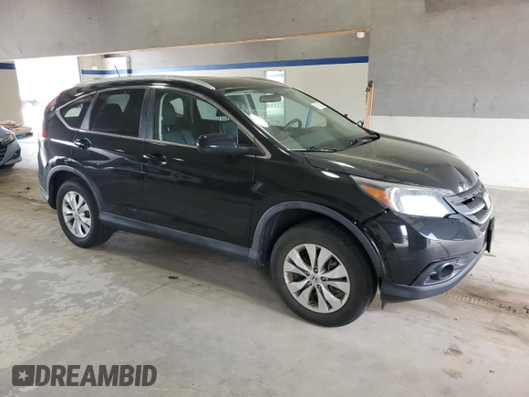 2012 Honda CR-V EX-L with VIN 5J6RM4H74CL003551, listed as a Copart auction lot 51602295 with 84,730 mi miles and Salvage Title. Bid and sale history available at carsss.com. Image 4.