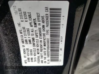 2014 Honda Accord Sport with VIN 1HGCR2F5XEA058802, listed as a Copart auction lot 48528275 with Not Provided miles and Clean Title. Bid and sale history available at carsss.com. Image 12.