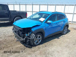 2022 Hyundai Kona SEL with VIN KM8K62AB0NU900007, listed as a IAAI auction lot 41700653 with 31,463 mi miles and . Bid and sale history available at carsss.com. Image 18.