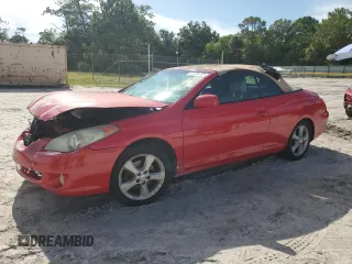 2005 Toyota Solara SE with VIN 4T1FA38P65U056823, listed as a Copart auction lot 62756235 with 219,461 mi miles and Salvage title. Bid and sale history available at DreamBid. Image 1.