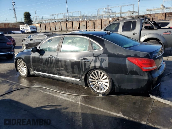 2015 Hyundai Equus Ultimate z VIN KMHGH4JH8FU095195, wystawiony jako Copart lot #80623324 z przebiegiem 118 827 mil mil oraz Czysty tytuł • Clean title. Historia ofert i sprzedaży dostępna na DreamBid. Obrazek 2.