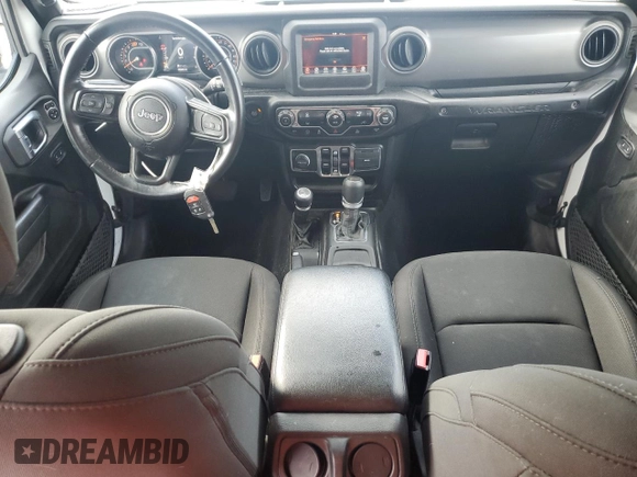 2022 Jeep Wrangler Unlimited Willys with VIN 1C4HJXDN5NW132965, listed as a Copart auction lot 62539184 with 44,325 mi miles and Salvage Title. Bid and sale history available at DreamBid. Image 8.