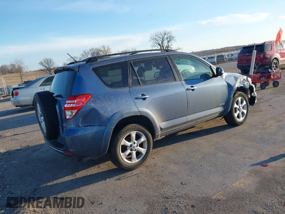 2010 Toyota RAV4 Ltd with VIN JTMDK4DV5AD012826, listed as a IAAI auction lot 41763488 with 180,825 mi miles. Bid and sale history available at carsss.com. Image 4.