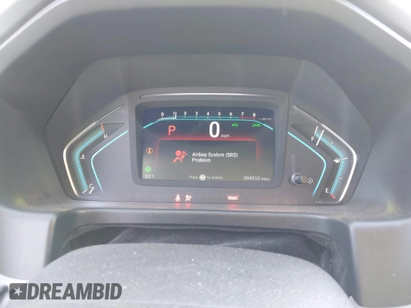 2018 Honda Odyssey EX-L with VIN 5FNRL6H71JB089289, listed as a IAAI auction lot 41813322 with 94,933 mi miles and . Bid and sale history available at DreamBid. Image 7.