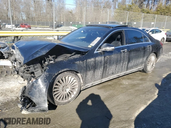 2018 Mercedes-Benz S 560 with VIN WDDUG8GB9JA375549, listed as a Copart auction lot 88075225 with Not Provided miles and Salvage Title. Bid and sale history available at DreamBid. Image 1.