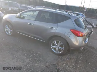 2009 Nissan Murano SL with VIN JN8AZ18W69W130369, listed as a IAAI auction lot 41766457 with 999,999 mi miles. Bid and sale history available at carsss.com. Image 3.