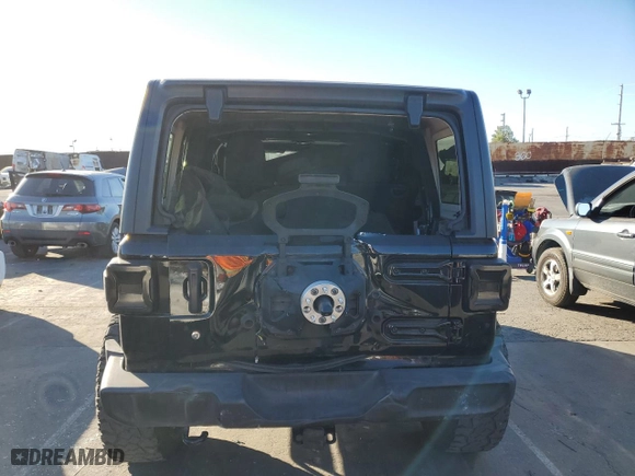 2018 Jeep Wrangler Unlimited Sport with VIN 1C4HJXDG6JW105088, listed as a Copart auction lot 89300745 with 80,928 mi miles and Salvage Title. Bid and sale history available at carsss.com. Image 6.