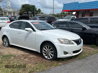 2010 Lexus IS 250 with VIN JTHCF5C2XA2032903, listed as a Copart auction lot 63826195 with 197,155 mi miles and Salvage title. Bid and sale history available at DreamBid. Image 1.