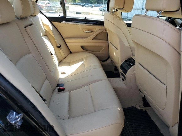 2011 BMW 5 Series 535i with VIN WBAFR7C56BC604800, listed as a Copart auction lot 53916605 with 85,442 mi miles and Salvage Title. Bid and sale history available at carsss.com. Image 10.