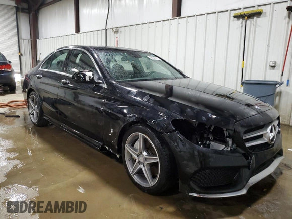 2016 Mercedes-Benz C 300 Luxury with VIN 55SWF4KBXGU151906, listed as a Copart auction lot 55045005 with 69,664 mi miles and Salvage Title. Bid and sale history available at carsss.com. Image 4.