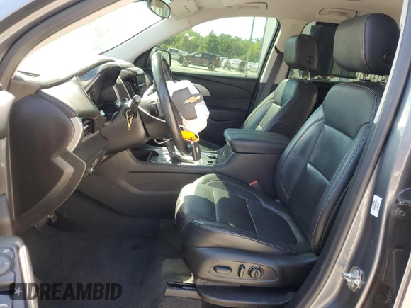 2020 Chevrolet Traverse LT with VIN 1GNERHKW7LJ147370, listed as a Copart auction lot 53250675 with 143,925 mi miles and Salvage Title. Bid and sale history available at DreamBid. Image 7.