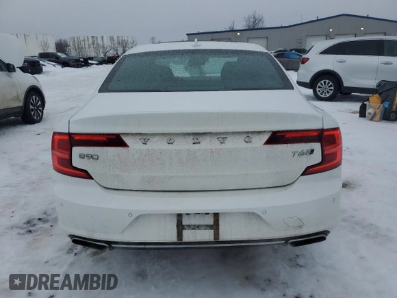 2020 Volvo S90 R-Design with VIN LVYA22MT2LP173215, listed as a Copart auction lot 46662405 with 54,491 mi miles and Salvage Title. Bid and sale history available at carsss.com. Image 6.