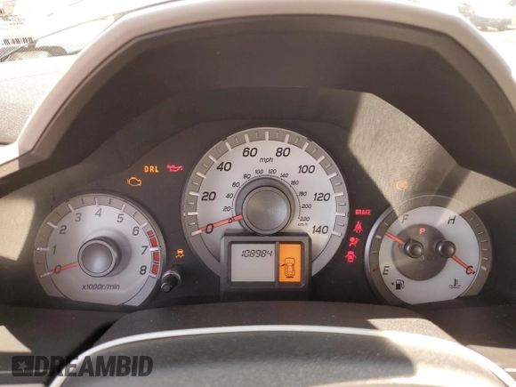 2014 Honda Pilot LX with VIN 5FNYF3H29EB026033, listed as a Copart auction lot 62529725 with 108,984 mi miles and Salvage title. Bid and sale history available at DreamBid. Image 9.