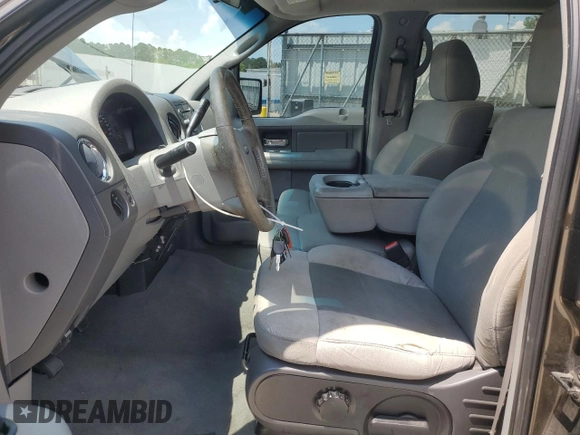 2008 Ford F-150 XL with VIN 1FTRW12W98FA22908, listed as a Copart auction lot 62741485 with 163,376 mi miles and Salvage title. Bid and sale history available at DreamBid. Image 7.