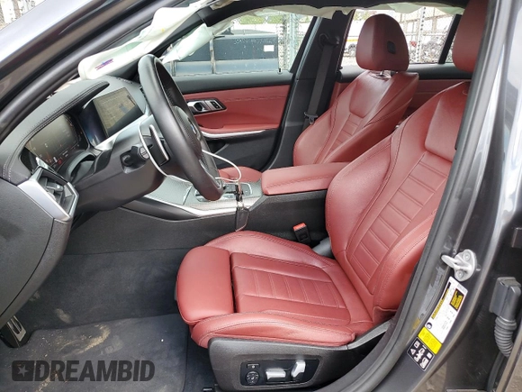 2022 BMW 3 Series M340i xDrive with VIN 3MW5U9J06N8C67957, listed as a Copart auction lot 49737485 with 10,563 mi miles and Salvage Title. Bid and sale history available at carsss.com. Image 7.