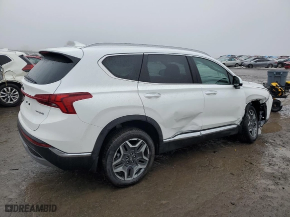 2023 Hyundai Santa Fe Hybrid SEL Premium with VIN 5NMS3DA11PH023733, listed as a Copart auction lot 45400575 with 3,249 mi miles and Salvage Title. Bid and sale history available at carsss.com. Image 3.