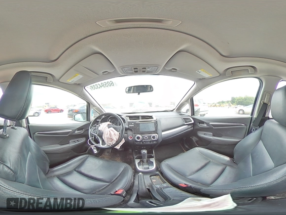 2015 Honda Fit EX-L with VIN 3HGGK5H80FM751512, listed as a Copart auction lot 60594335 with 160,765 mi miles and Salvage title. Bid and sale history available at DreamBid. Image 14.