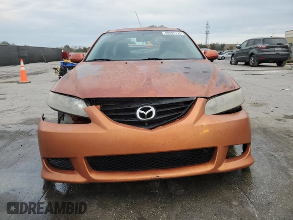 2005 Mazda 6 Sport S with VIN 1YVHP80D555M05050, listed as a Copart auction lot 88504175 with 177,825 mi miles and Salvage Title. Bid and sale history available at DreamBid. Image 5.