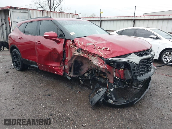 2020 Chevrolet Blazer RS с VIN 3GNKBERS0LS575692, выставлен на аукционе IAAI как лот 41920190 с пробегом 90 191 миль миль и . История ставок и продаж доступна на DreamBid. Изображение 1.