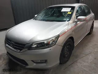 2014 Honda Accord Sedan EX-L with VIN 1HGCR2F89EA072104, listed as a IAAI auction lot 41748594 with 120,370 mi miles. Bid and sale history available at carsss.com. Image 20.