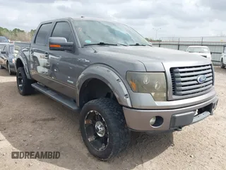 2011 Ford F-150 XLT with VIN 1FTFW1ET8BFC57912, listed as a IAAI auction lot 41736776 with 158,383 mi miles. Bid and sale history available at carsss.com. Image 1.