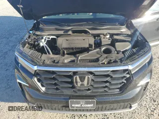2025 Honda Pilot EX-L with VIN 5FNYG2H48SB006313, listed as a Copart auction lot 82039054 with 10,402 mi miles and Salvage Title. Bid and sale history available at carsss.com. Image 13.