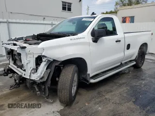 2024 Chevrolet Silverado 1500 Work Truck with VIN 3GCNAAEDXRG386732, listed as a Copart auction lot 50420555 with 0 mi miles and Clean Title. Bid and sale history available at carsss.com. Image 1.