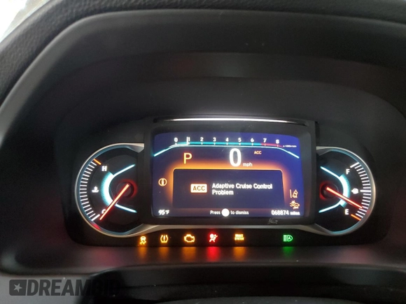 2020 Honda Pilot EX-L with VIN 5FNYF5H50LB002156, listed as a Copart auction lot 44598405 with 68,874 mi miles and Salvage Title. Bid and sale history available at carsss.com. Image 9.