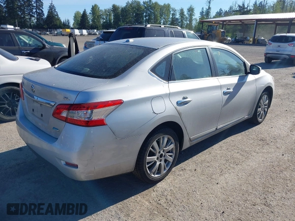 2014 Nissan Sentra S with VIN 3N1AB7AP8EY231151, listed as a IAAI auction lot 42201365 with 156,272 mi miles and . Bid and sale history available at DreamBid. Image 4.