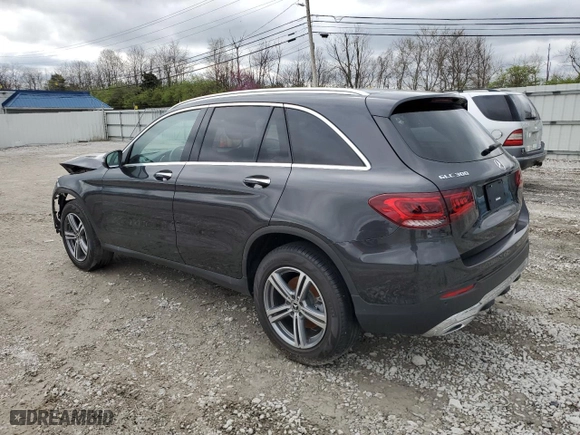 2021 Mercedes-Benz GLC with VIN W1N0G8EB3MV271060, listed as a Copart auction lot 51304835 with 24,540 mi miles and Salvage Title. Bid and sale history available at carsss.com. Image 2.