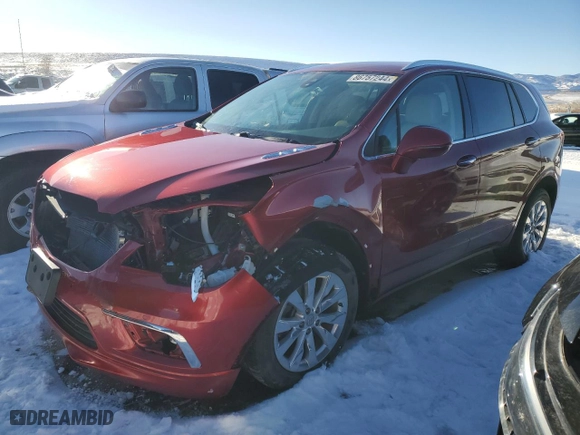 2018 Buick Envision Essence with VIN LRBFX2SAXJD051814, listed as a Copart auction lot 86757244 with 69,956 mi miles and Salvage Title. Bid and sale history available at carsss.com. Image 1.