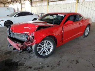 2015 Chevrolet Camaro LS z VIN 2G1FB1E38F9202136, wystawiony jako Copart lot #52177535 z przebiegiem 118 545 mil mil oraz Szkoda całkowita • Salvage title. Historia ofert i sprzedaży dostępna na DreamBid. Obrazek 1.