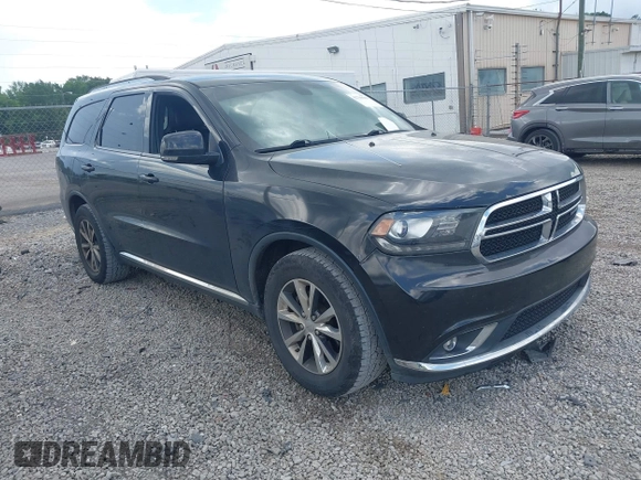 2016 Dodge Durango Limited with VIN 1C4RDHDG5GC340593, listed as a IAAI auction lot 42718563 with 191,071 mi miles and . Bid and sale history available at DreamBid. Image 1.