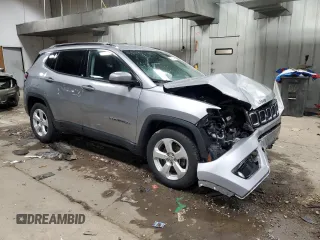 2019 Jeep Compass Latitude with VIN 3C4NJCBBXKT711715, listed as a Copart auction lot 52014415 with 57,527 mi miles and Non Repairable. Bid and sale history available at DreamBid. Image 4.