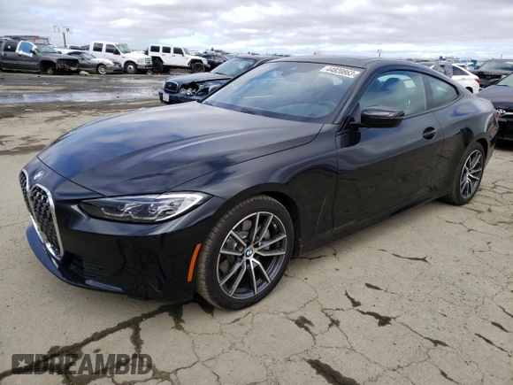 2023 BMW 4 Series 430i with VIN WBA53AP04PCM27891, listed as a Copart auction lot 44820863 with 119 mi miles and . Bid and sale history available at DreamBid. Image 1.