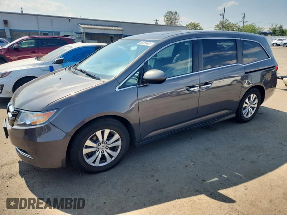 2014 Honda Odyssey EX-L with VIN 5FNRL5H63EB036388, listed as a Copart auction lot 65701425 with 117,636 mi miles and Clean title. Bid and sale history available at DreamBid. Image 1.